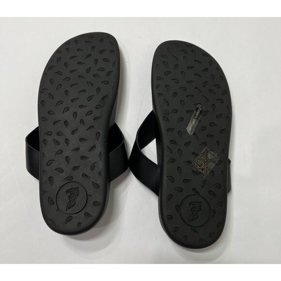 Ancient Greek Sandals Charys Leather Sandals in Black - Picture 9 of 9